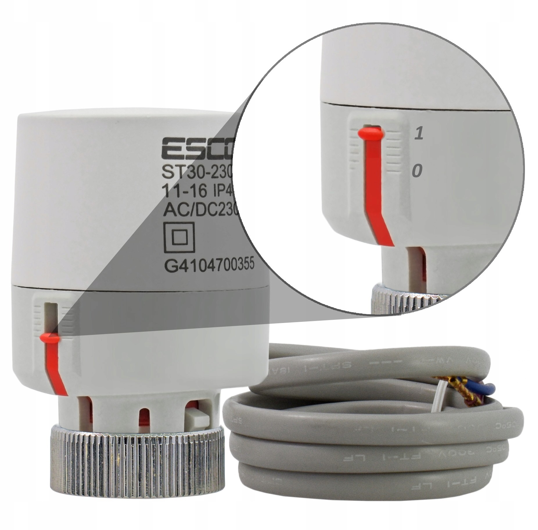 Siłownik rozdzielacza ogrzewania podłogowego M30