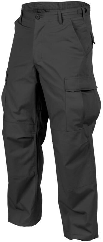 Helikon tex Spodnie BDU - PolyCotton Ripstop - Czarny-Black - XL/Long (SP-BDU-PR-01-C06) HE.SP-BDU-PR-01-C06