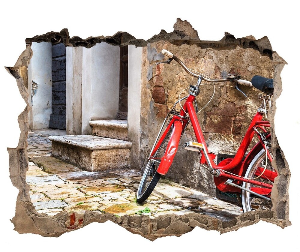 Wallmuralia.pl Dziura 3d foto tapeta naklejka Wiewiórka