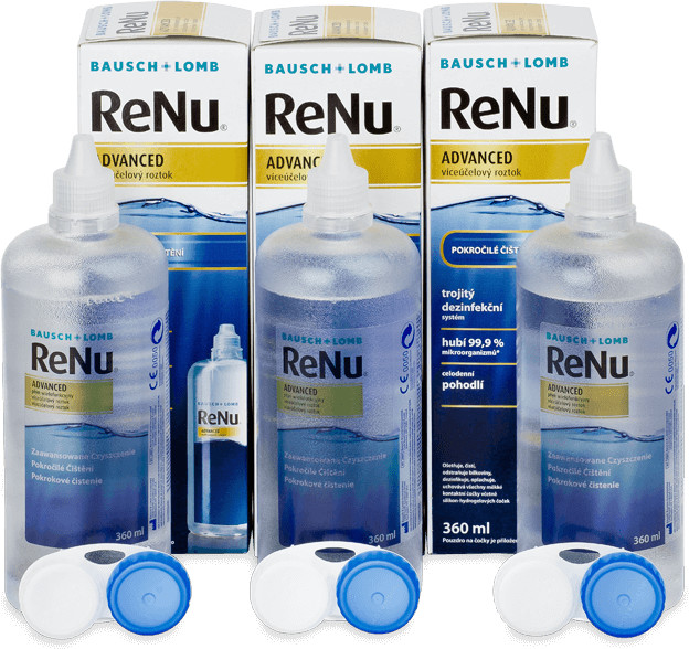 Bausch&Lomb amp Lomb Płyn ReNu Advanced 3x 360 ml