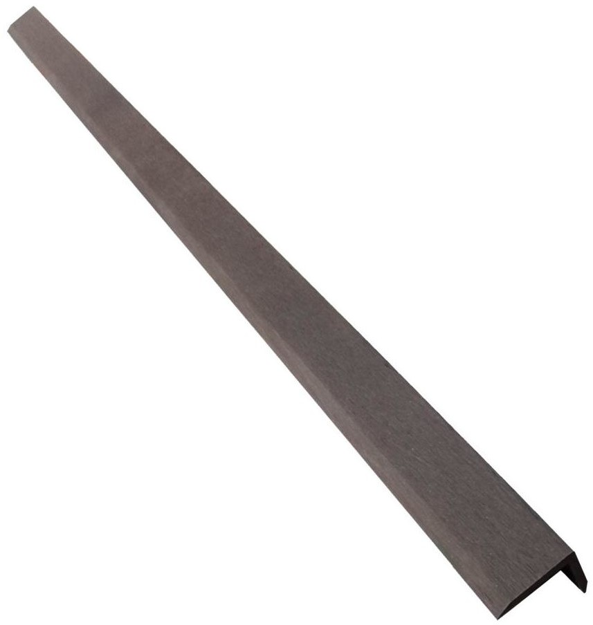 NATERIAL Listwa wykończeniowa 5.5 x 240 x 4 cm narożna antracytowa  NATERIAL