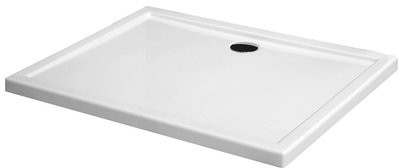 Durasan Modena NGL 100 80x100x5,5 cm prostokątny biały