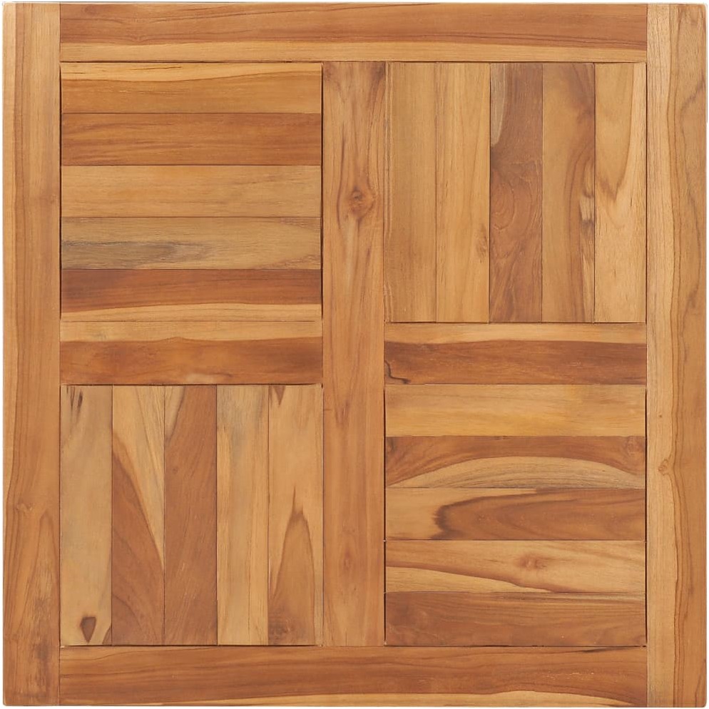 vidaXL Blat stołu, lite drewno tekowe, 70x70x2,5 cm vidaXL