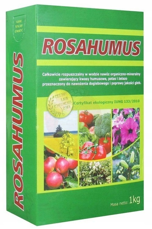 Rosahumus 1KG obornik 30 ton nawóz ekologiczny