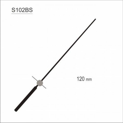 Atrix Wskazówka sekundnika długa czarna /S102 102BS