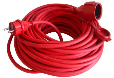 Unitec UNITEC 44590 guma H05RR-F 3G1,5 mm, 25 m, czerwony 44590