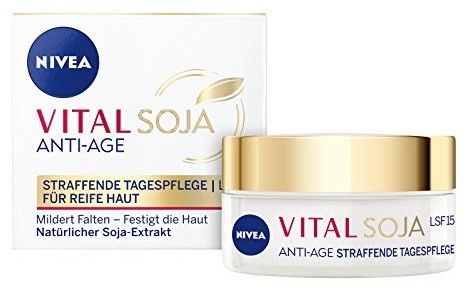 Nivea Vital soję straffende narzuta pielęgnacji LSF 15, 1er Pack (1 X 50 ML) 86615