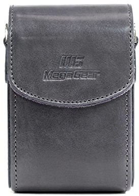 MegaGear megagear Panasonic Lumix DC-TZ200 skórzana torba na aparat z paskiem do noszenia na ramieniu MG1433