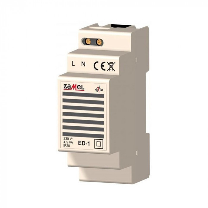 Zamel Dzwonek przyzywowy ED-1 230V AC EXTA EXT10000025