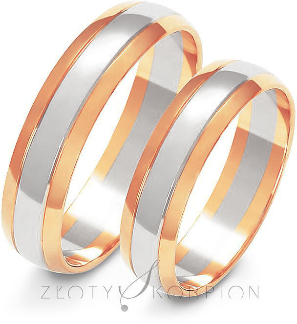 Złoty Skorpion Obrączki ślubne Złoty Skorpion wzór Au-A-211 Au-A-211-2