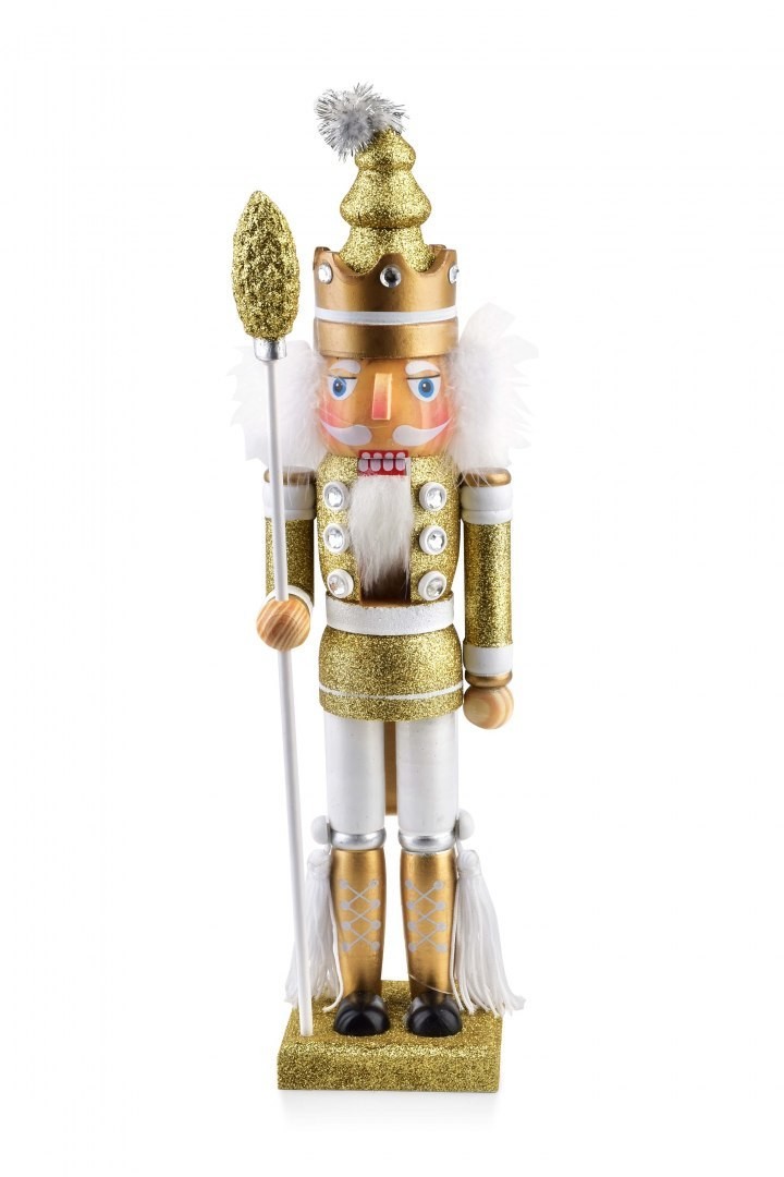 Lumarko Lumarko Santa Lila Dziadek Do Orzechów Figurka 7,5x9,5xh:39cm HTO5604-SW Mondex