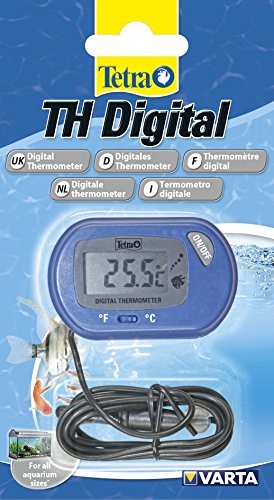 Tetra TETRA TH Digital Thermometer (zapewnia wszystkie rozmiary, umożliwiające łatwą i bezpieczną pomiar temperatury wody w akwariach akwarium)