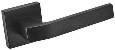 Infinity line KLAMKA CARLO NA ROZECIE KWADRATOWEJ CZARNY KCL B00
