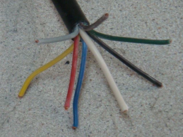 IMPORT Przewód elektryczny 8-żyłowy YLY 7x1+1,5mm2 YLY7x1+1,5mm2