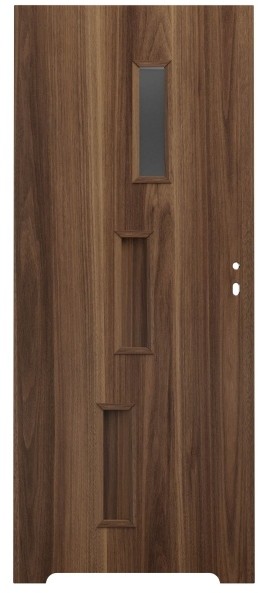 Drzwi z podcięciem Roma 80 lewe orzech ambasador IND19_BA0294D