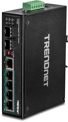 TRENDnet Trendnet TI-pg62 6-Port Gigabit Switch PoE + DIN-Rail Industrial TI-PG62