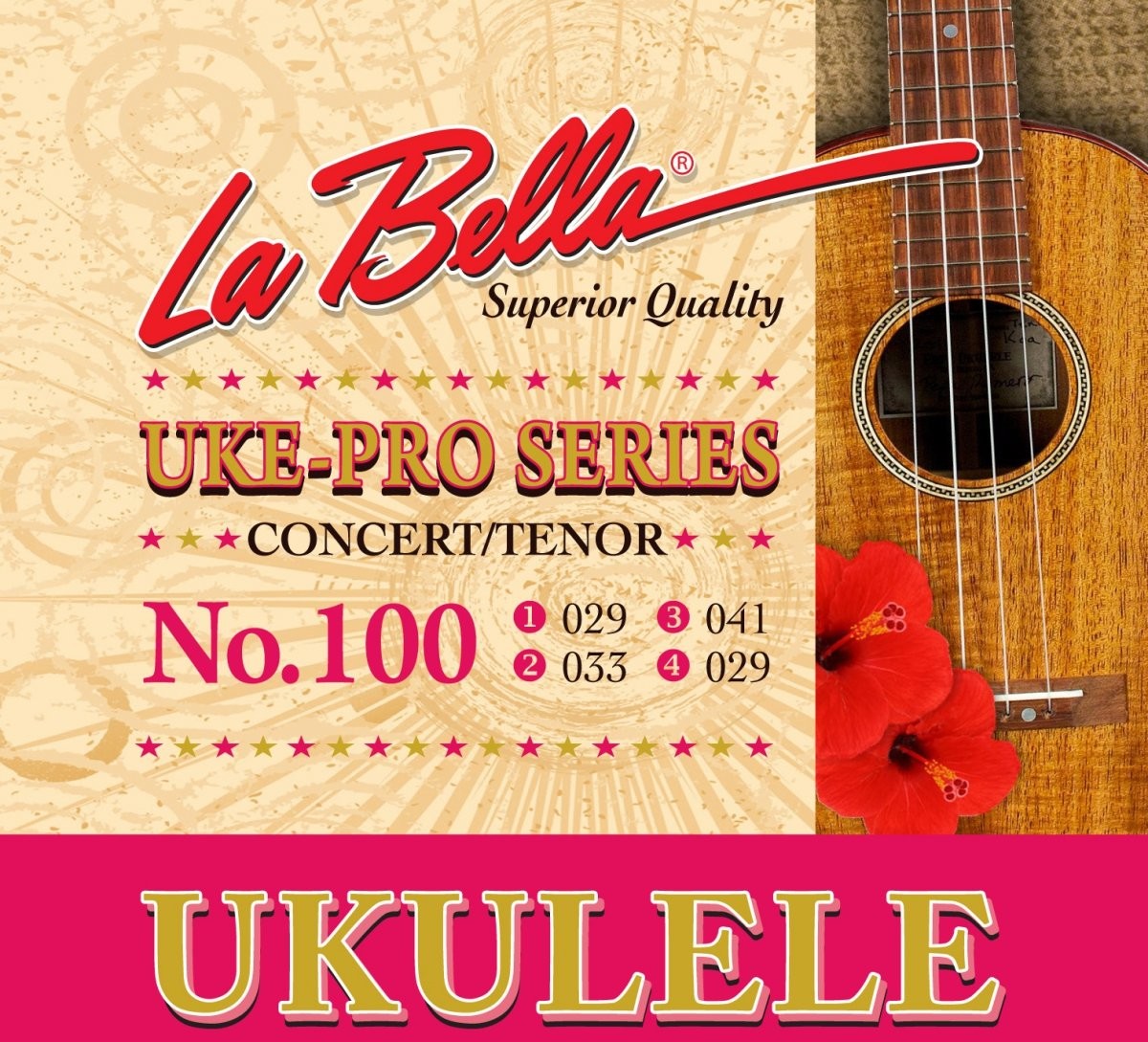 LaBella Set100 Struny do ukulele koncertowego / tenorowego