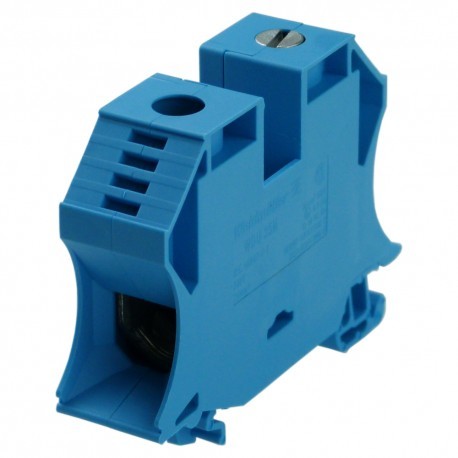 Weidmüller WDU 35N BL 35 mm Przelotowa rzędowa listwa zaciskowa złącze śrubowe 500V 125A niebieska 1040480000 Weidmüller 3834 1040480000