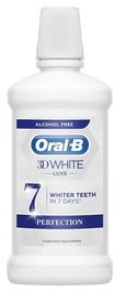 Oral-B 3D White Luxe, płyn do płukania ust, 500 ml