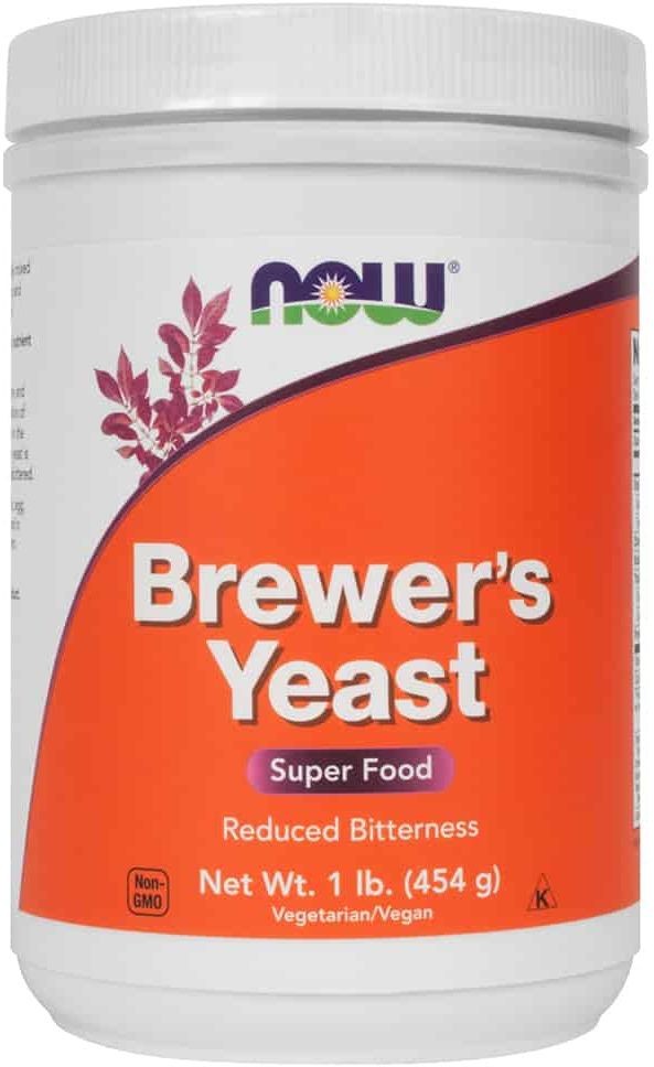 Now Foods FOODS Brewer''s Yeast Powder (Drożdże Piwne) - 454g wegański