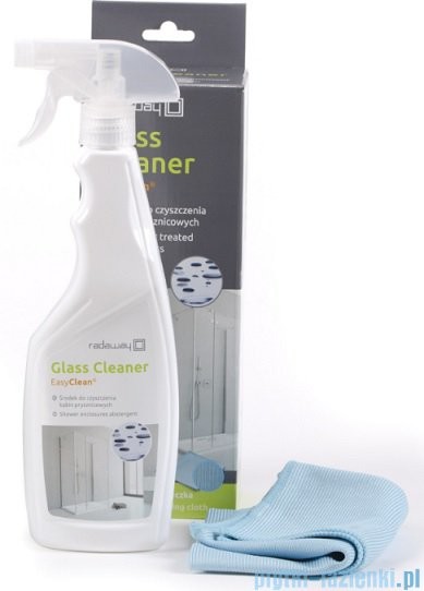 Radaway Glass Cleaner środek do usuwania zanieczyszczeń na szkle kabin prysznicowych + ściereczka ZCL-5265 W magazynie)