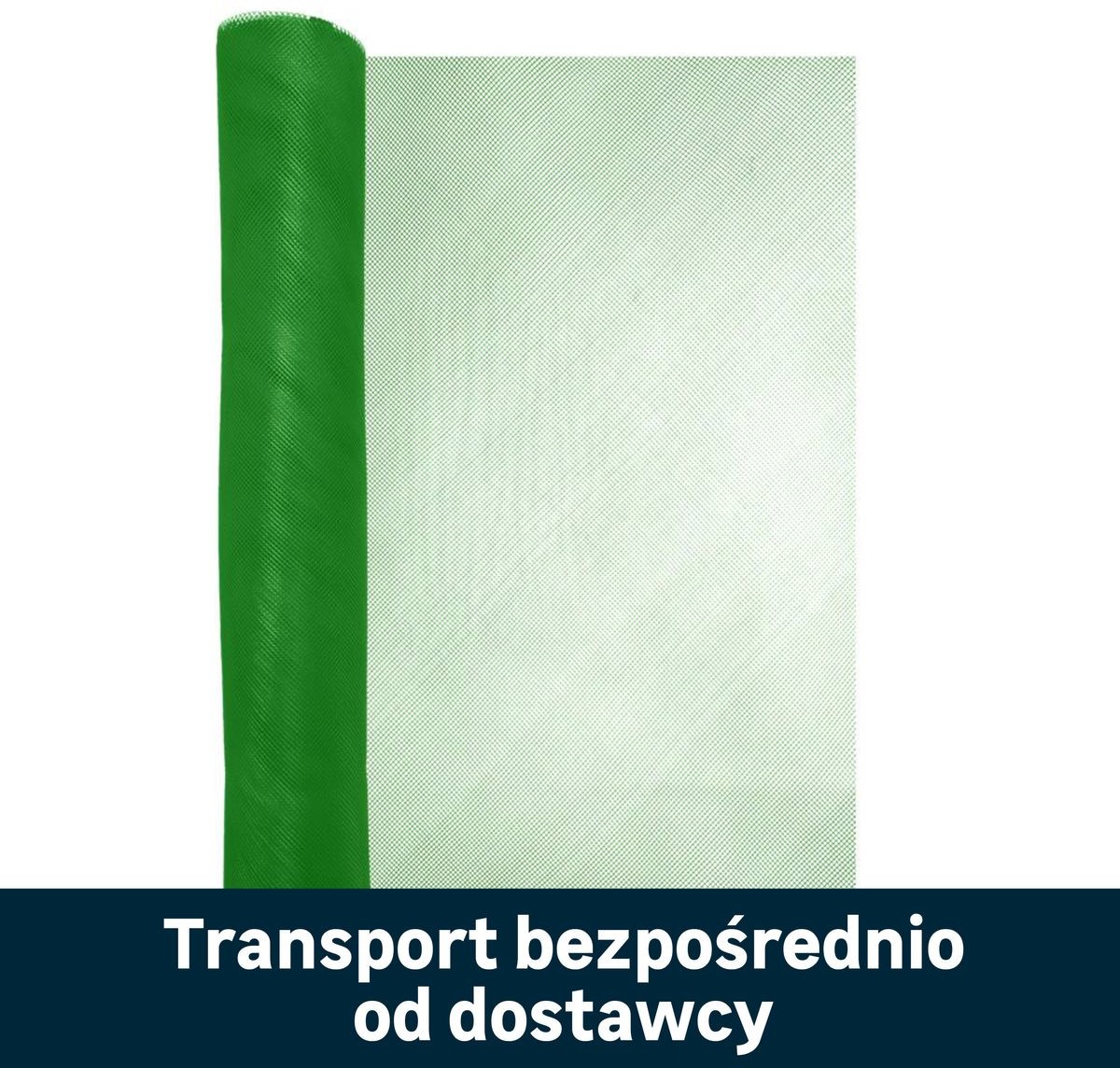 Siatka plastikowa 0.4 x 5 m zielona