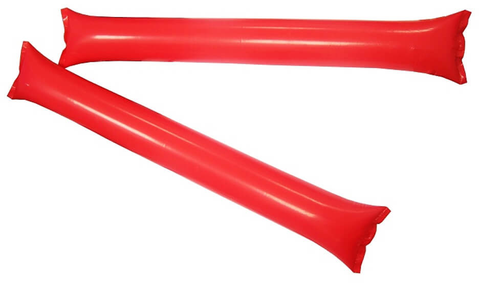 GO Pałki kibica czerwone Bang Bang - 2 szt. 816R