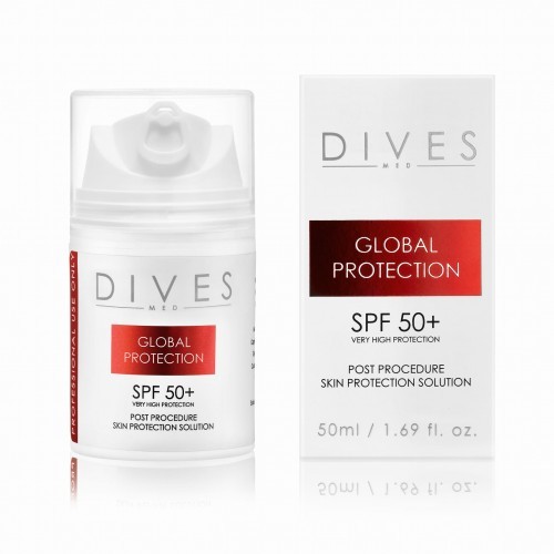Dives DIVES med.- Global Protection SPF 50+ 50ml - krem pozabiegowy z filtrem