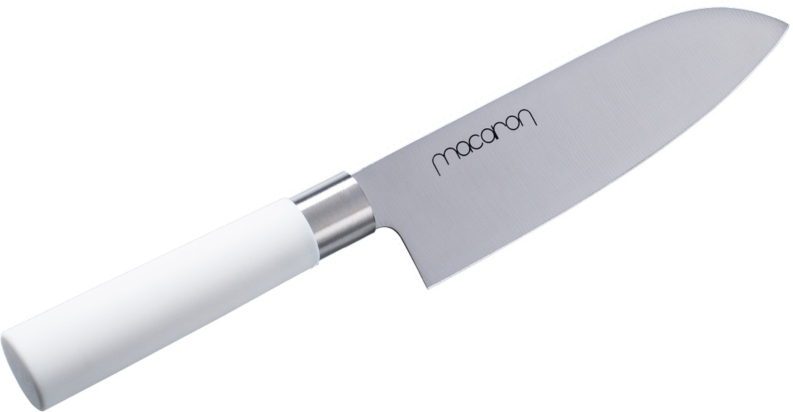 Satake Cutlery Satake Macaron White Nóż Santoku 17 cm 802-215