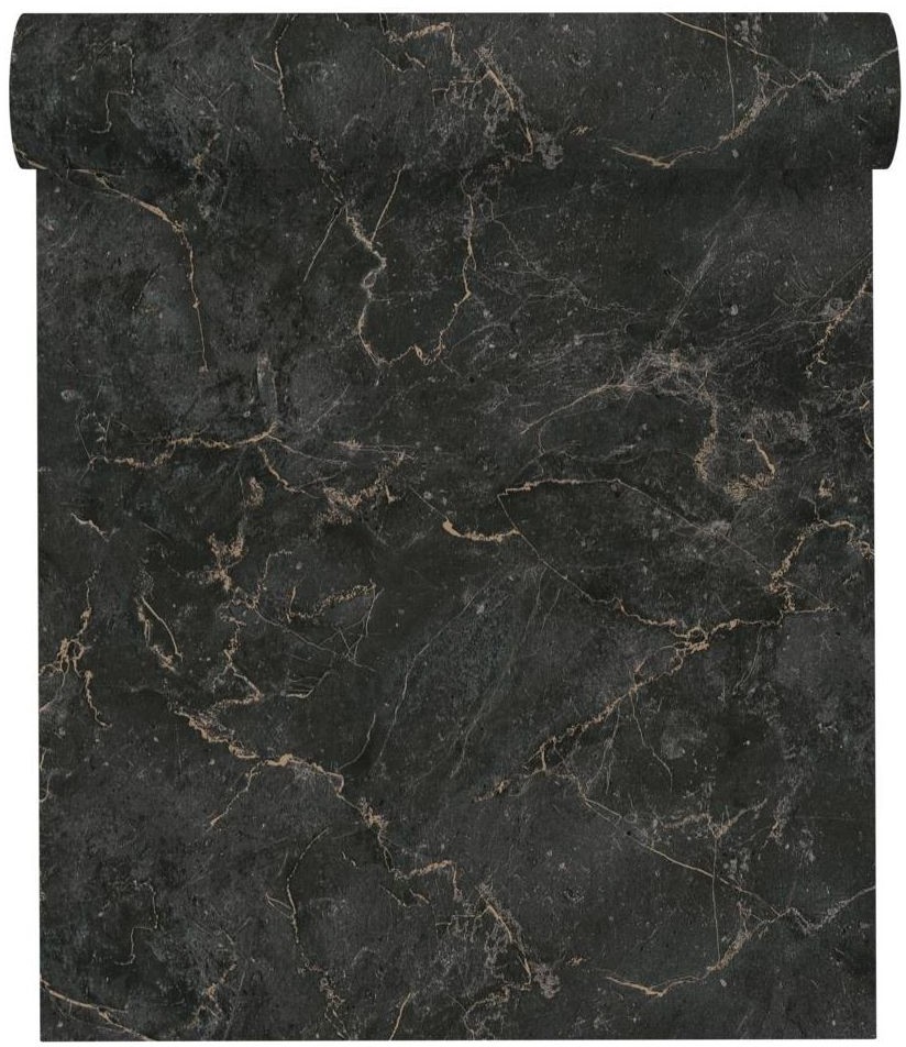 A.S. Creation Tapeta Change is Good czarna winylowa na flizelinie