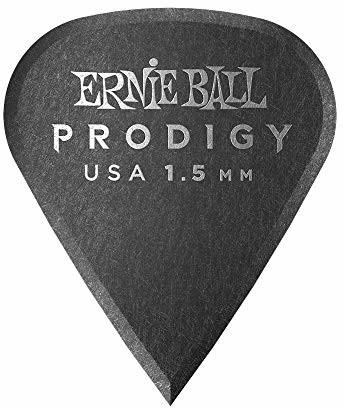 Ernie Ball 1,5 mm czarne ostre kostki Prodigy 6-pak P09335