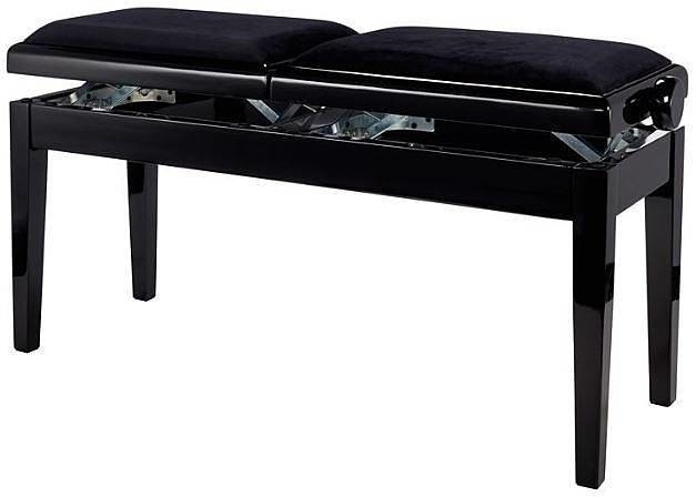 Gewa 130210 Double Piano Bench Black Gloss