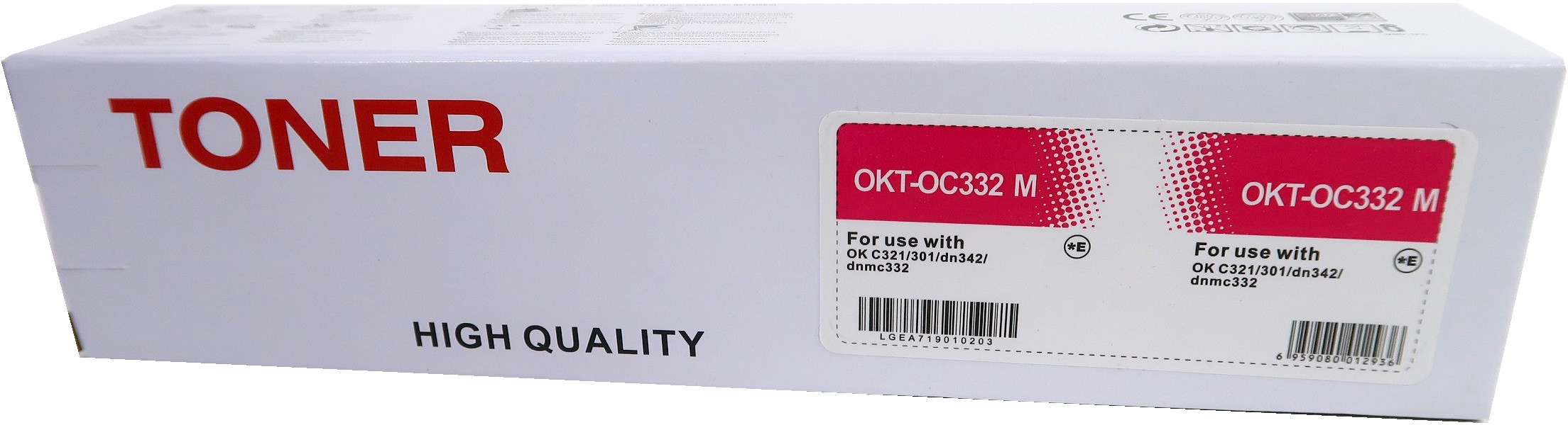 Toner Zamiennik OKI-OC322 Magenta OKC321 301 DN342