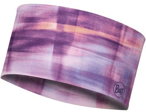 Buff Opaska do biegania BUFF COOLNET UV WIDE HEADBAND  SEARY PURPLE 128746.605.10.00
