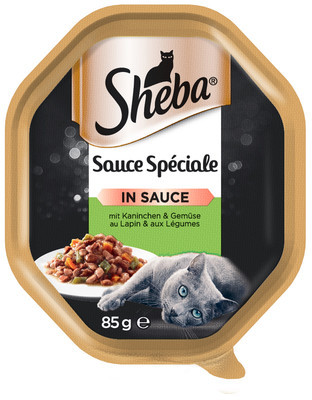 Sheba Sauce Speciale 85gx22 z Królikiem Kaczką i Warzywami mokra karma dla kotów w sosie
