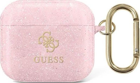 Guess Guess GUA3UCG4GP AirPods 3 cover różowy/pink Glitter Collection GUE1109PNK