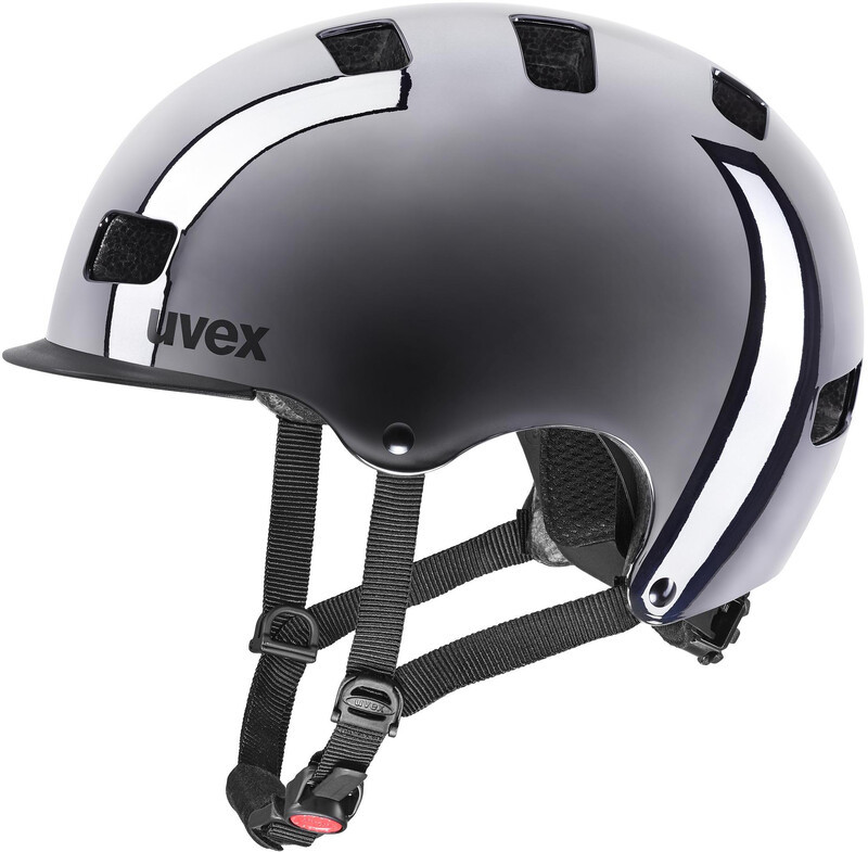 UVEX HLMT 5 Bike Pro Chrome Helmet, szary 58-61cm 2022 Kaski BMX i Dirt S4109880217