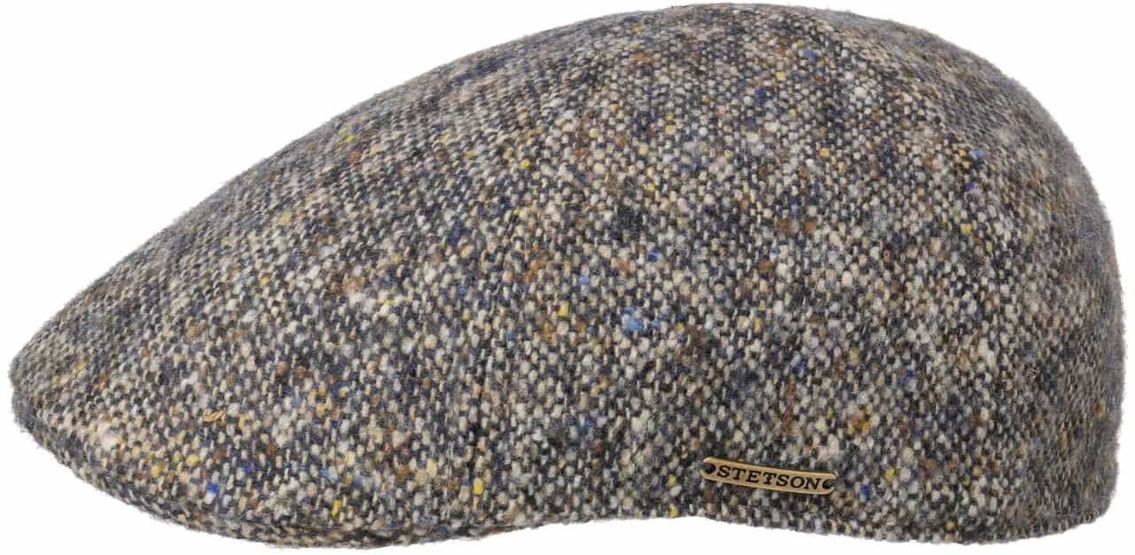 Płaski Kaszkiet Texas Donegal Wool by Stetson, ciemnoniebieski nakrapiany, S (54-55 cm)