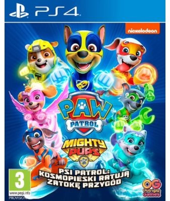 Psi Patrol Kosmopieski ratuj$540 Zatokę Przygód GRA PS4