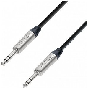 Adam Hall Cables 5 Star Series - Microphone Cable Neutrik XLR żeński / 6.3 mm Jack stereo 5 m przewód mikrofonowy K5BVV0500