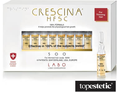 Labo Cosprop Crescina Hfsc 100% Re-Growth 500 kuracja dla mężczyzn 3,5ml x 20 amp