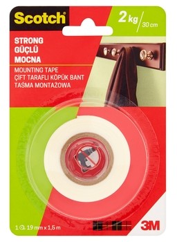 Scotch SCOTCH TAŚMA MONTAŻOWA MOCNA 19 MM X 1,5 M zakupy dla domu i biura UU004874077