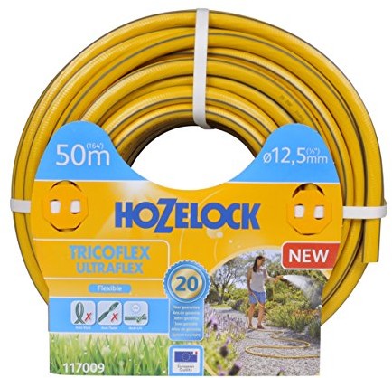 Hozelock tricoflex 117009 Wąż ogrodowy UltraFlex, żółty 117009