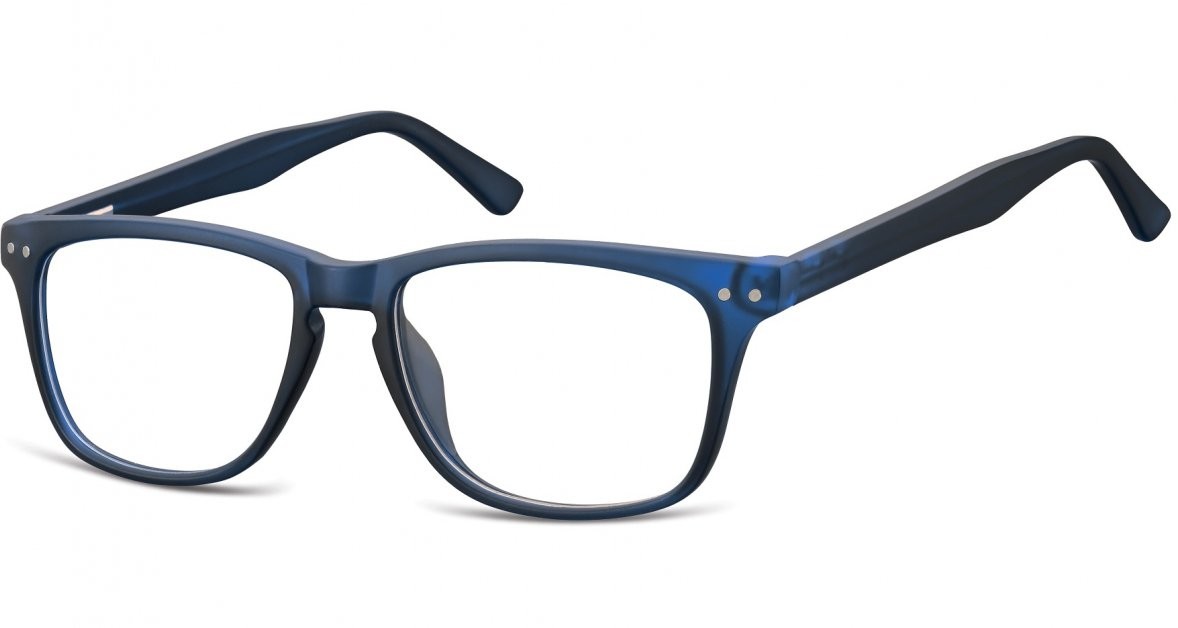 Sunoptic Oprawki korekcyjne Nerdy zerówki CP136E granatowe transparentne CP136E