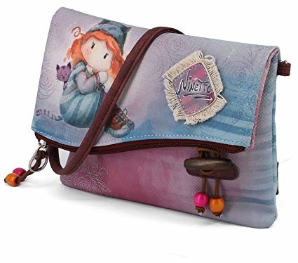 Forever Ninette Forever Ninette Origin-Handy torba na ramię, 24 cm, niebieska 38430