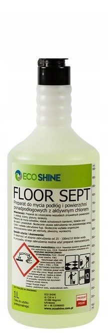 Eco Shine Floor Sept -1L- Płyn z aktywnym chlorem