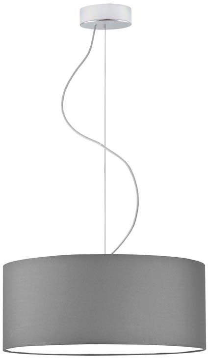 LYSNE Żyrandol do kuchni HAJFA fi - 40 cm - kolor szary stalowy 14529/60 - kolor szary stalowy
