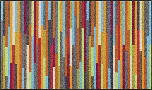Wash&Dry Wycieraczka wash + dry 062332 Mikado Stripes, akryl, kolorowy, 75 x 120 x 0.7 cm 062332
