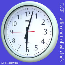 Atrix Zegar wodoszczelny biały sterowany radiowo 40cm ATE740WRC