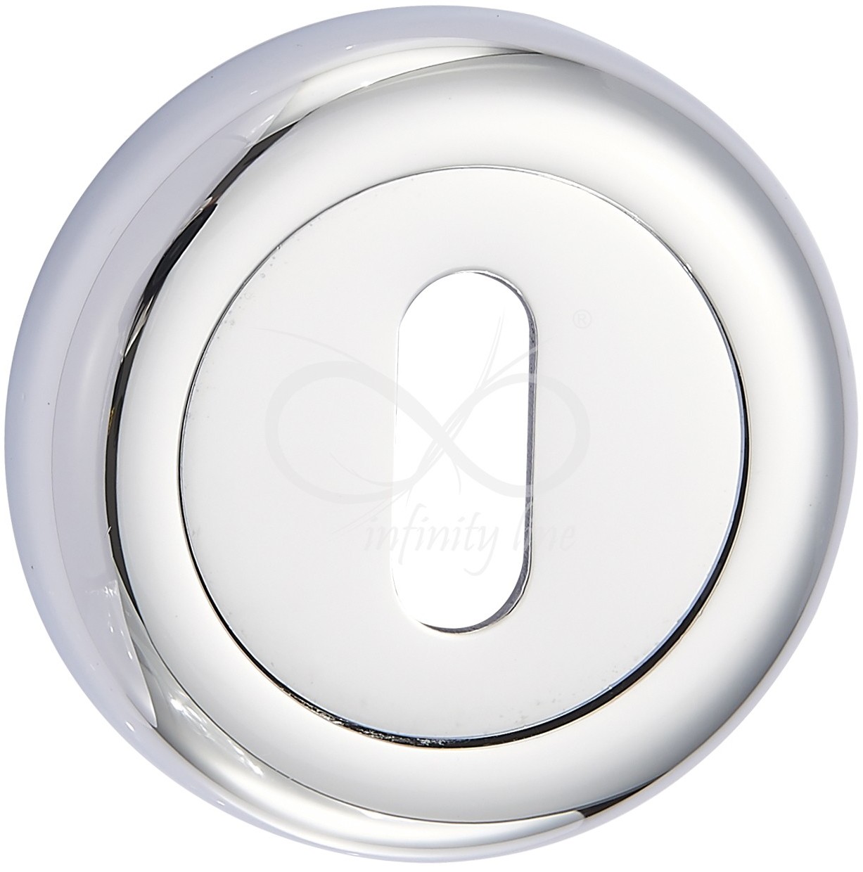 Infinity Line ROZETA OKRĄGŁA POD KLUCZ KOLOR CHROM RCO 701 RCO 701